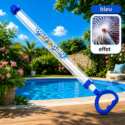 Pistolet à eau enfant à jet longue portée modèle bleu