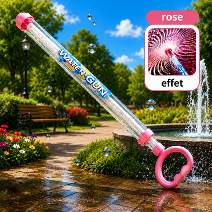 Pistolet à eau enfant à jet longue portée modèle rose