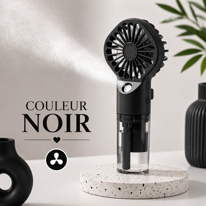 Ventilateur Brumisateur Portatif Nairel coloris noir